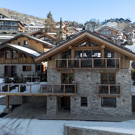 Chalet Spacieux Avec Bain Nordique, Hammam Et Vue Proche Des Pistes - Fr-1-570-66 Villa Saint-Martin-de-Belleville Esterno foto