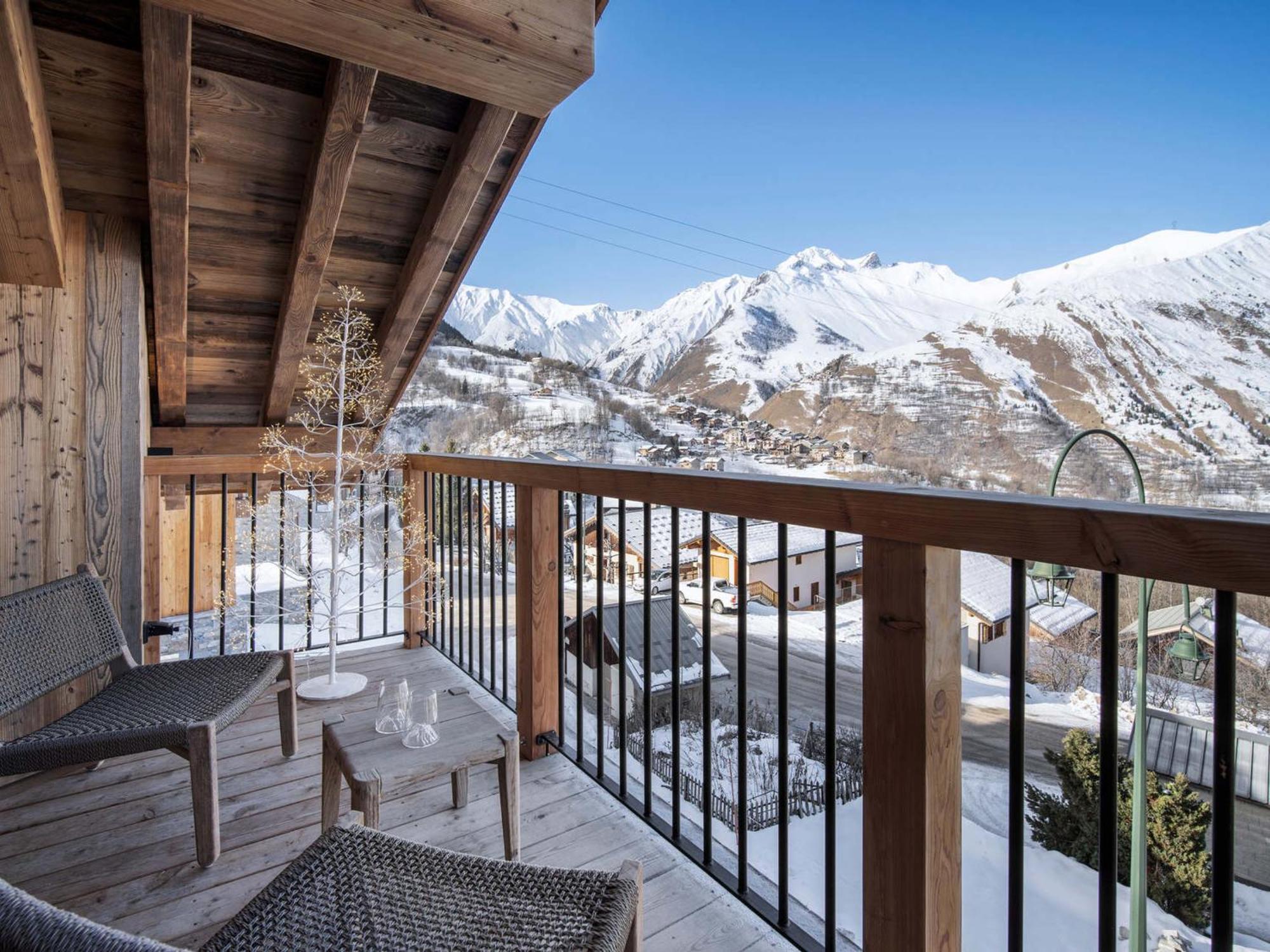 Chalet Spacieux Avec Bain Nordique, Hammam Et Vue Proche Des Pistes - Fr-1-570-66 Villa Saint-Martin-de-Belleville Esterno foto